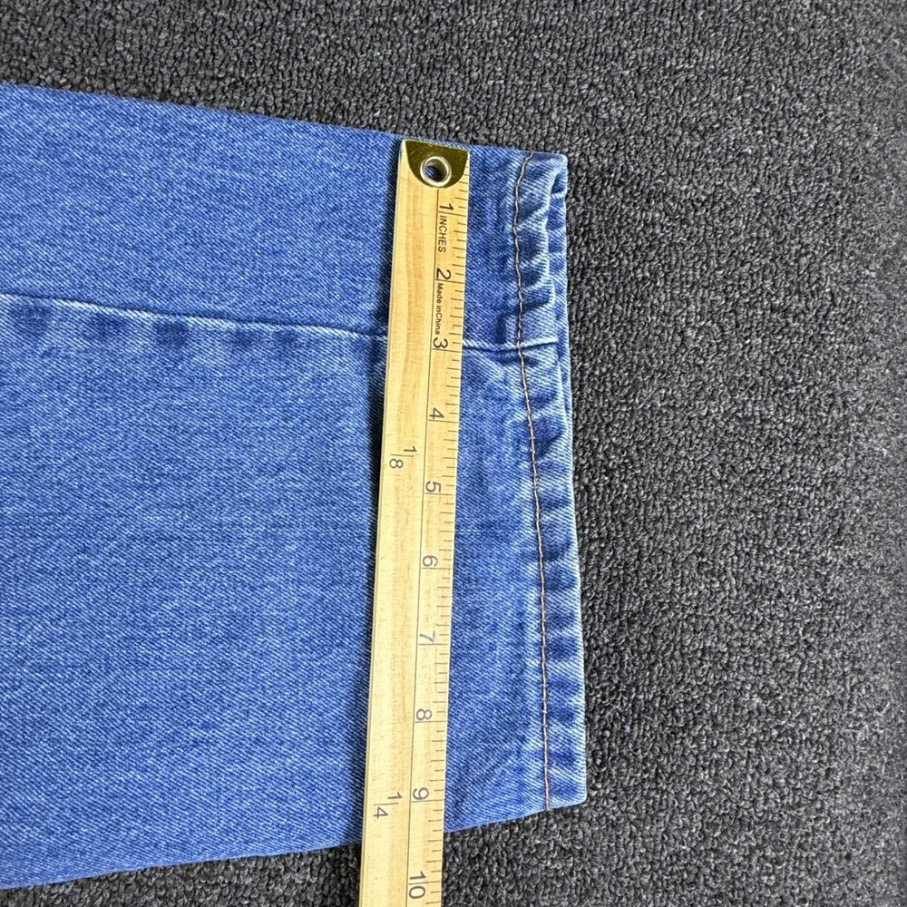 Levis Jeans Mens 44x34 (Fits 42x33) 550 Relaxed Fit Tapered Blue Denim EUC